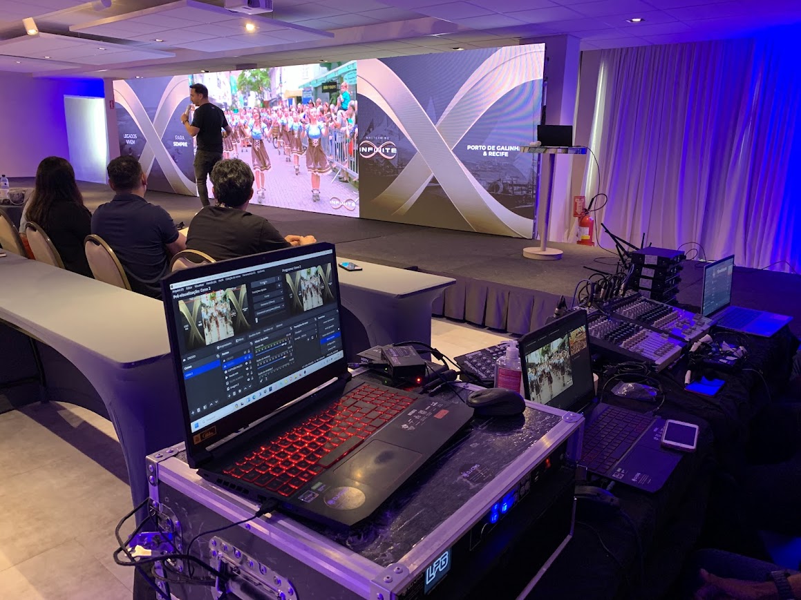 sonorização, projeção , painel de led, tecnico de som, projetor , microfones sem fio 